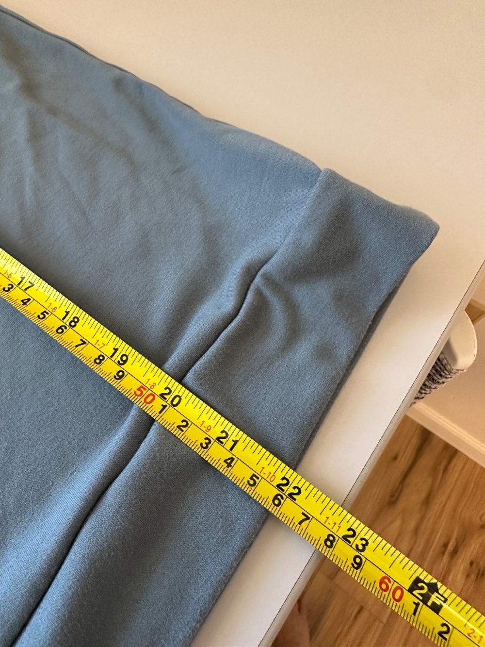 Cozy Earth Brushed Bamboo Pullover Crew in Dawn Blue | Size Medium - Picture 7 of 8